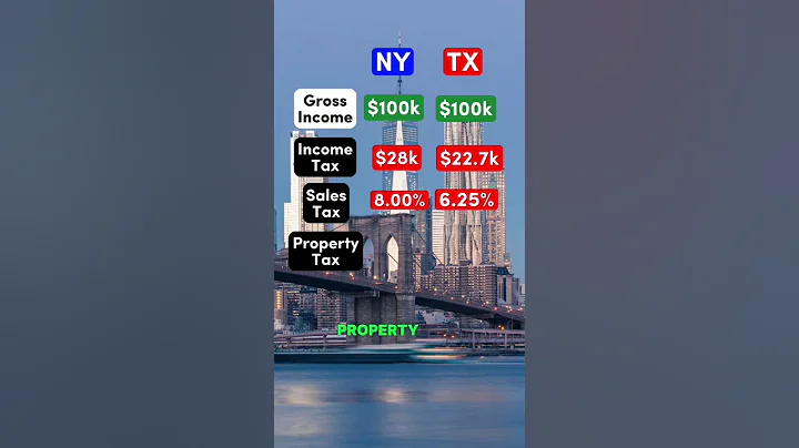 $100,000 After Taxes in New York vs. Texas #newyork #nyc #texas #salary
