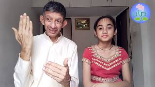 Deaf Parents' Lovely Hearing Daughter's Love for KRISHNA