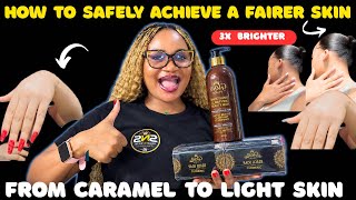 Caramel to Lighter Skin? Head-to-Toe Skincare Routine & Products to use 