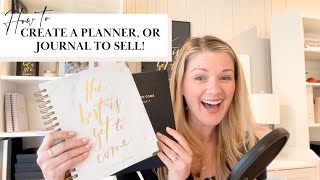 How to make a planner, journal, or devotional for profit! Start your planner business!
