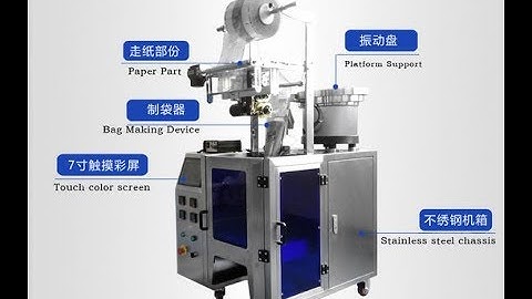 Automatic vibratory bowl counting packaging machines compilation