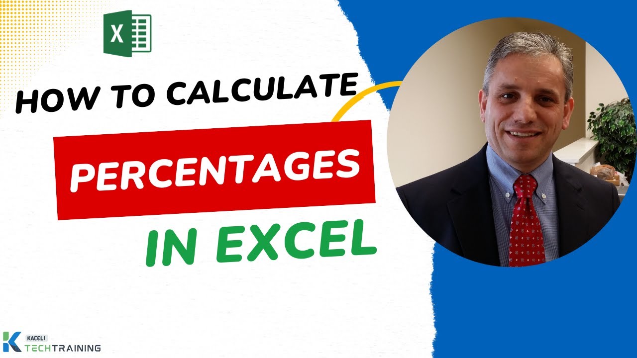 Calculating Percentages In Excel 10 13 16 Youtube