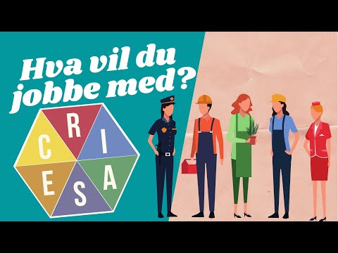 RIASEC: Hva vil du jobbe med?