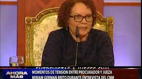Momentos de tensin entre Procurador y jueza Miriam...