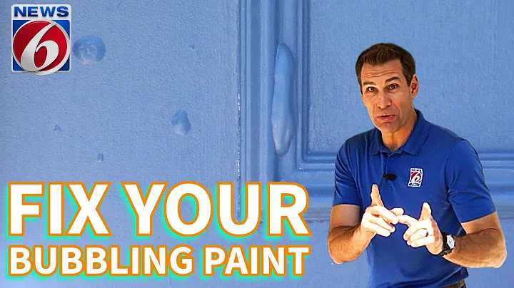 Paint bubbling? Sand it smooth. Here’s how