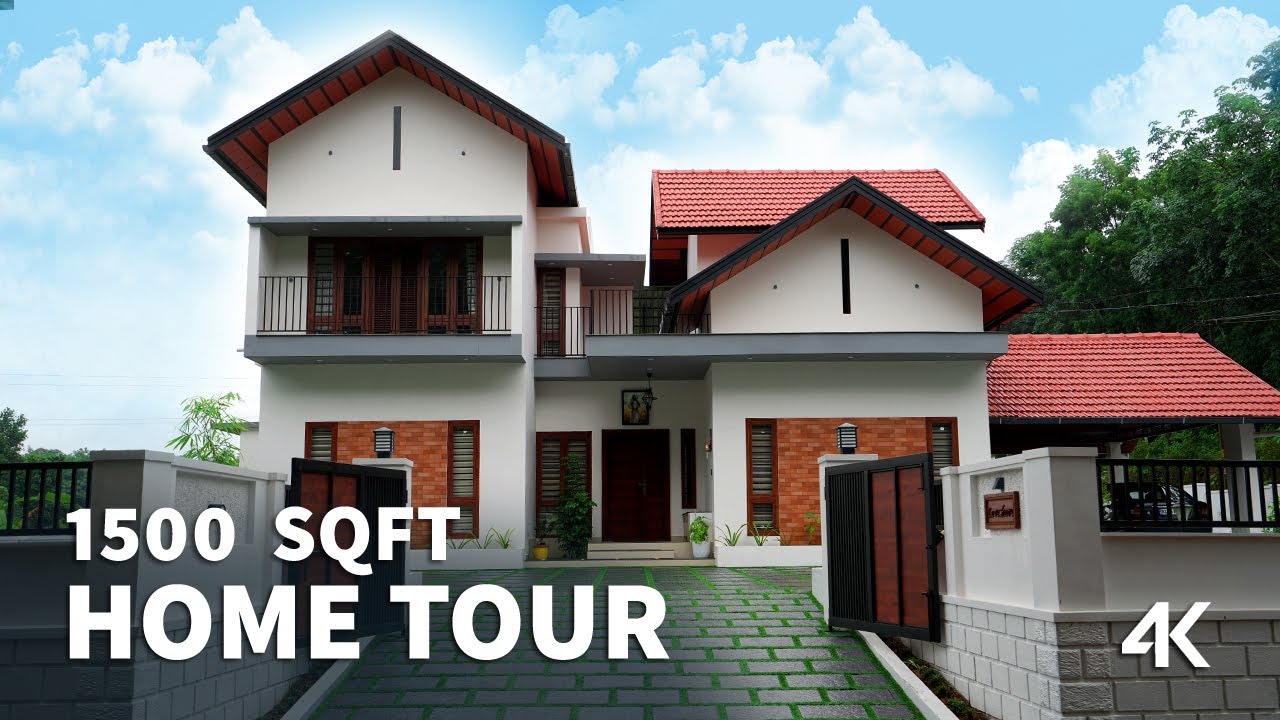 സൂപ്പർ ആംബിയൻസ് ആണ് ! വീട് വെക്കുമ്പോൾ ഇതുപോലുള്ള സ്ഥലത്തു വെക്കണം | 1500 SQFT 3BHK Kerala Home Tour