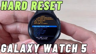 How to HARD RESET Samsung Galaxy Watch 5