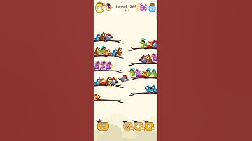 Bird sort calar game leval 1265 #games #leveldesign #gameplay #colorconcept #gameconcept #gameenvir