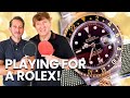 WINNING A $20,000 ROLEX BY PLAYING PING PONG!