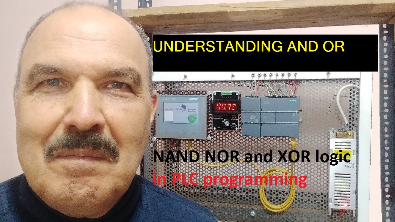 UNDERSTANDING and or nand nor and xor logic in plc programming - YouTube