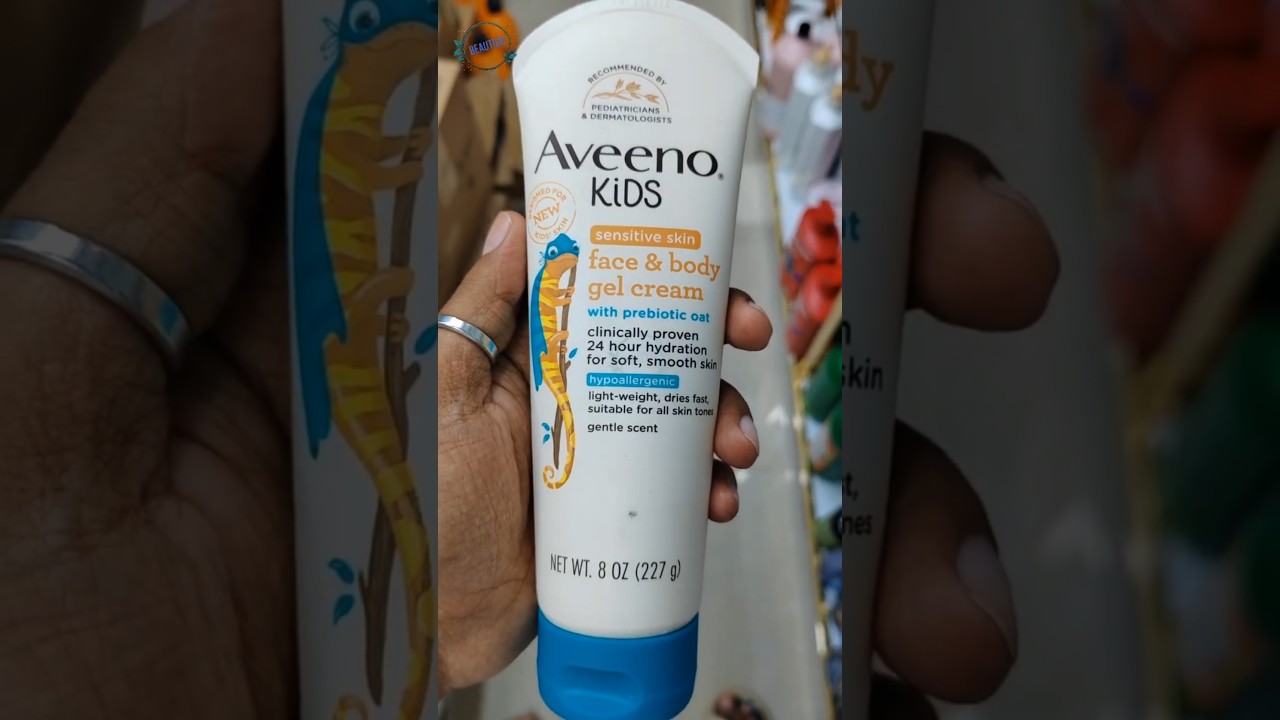 Aveeno Kids Face & Body Gel CreamWeight- 227gMade in USA.. 