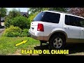 Rear Differential oil change. Explorer.