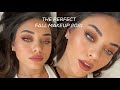 soft fall glam makeup look 2021