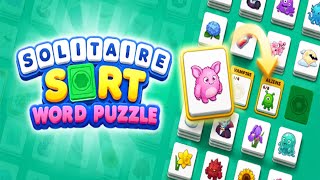 Solitaire Sort Word Puzzle (by IEC GAMES AUSTRALIA) IOS Gameplay Video (HD) screenshot 1