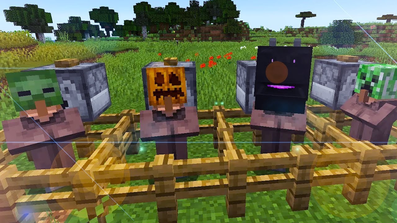How To Put Heads & Armour On Villagers In Minecraft - How To Put Heads & Armour On Villagers In Minecraft
