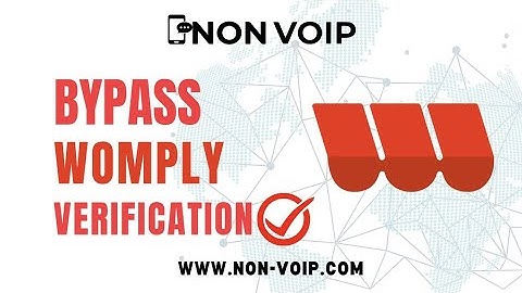 Bypass womply SMS verification with real USA non voip phone number non-voip.com