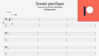 Video thumbnail of "L'Impératrice - Sonate pacifique (bass tab)"