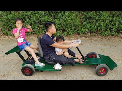 How To Make F1 Electric Car | DIY Go Kart At Home