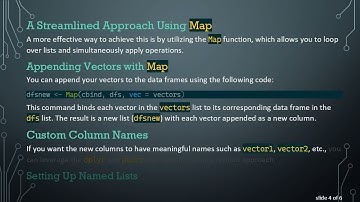 How to Sequentially Append Vectors as New Columns to Data Frames in R