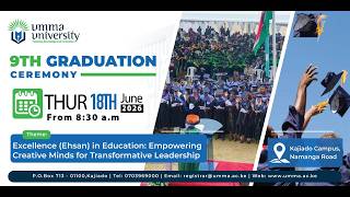 🔴 Umma University 9th Graduation Ceremony 2026