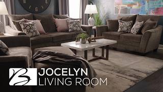 Jocelyn Living Room Set: Transitional Style, Made in the USA | Bob Mills Furniture