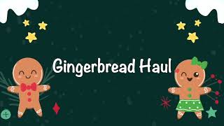 Collective Gingerbread Haul from TJ Maxx Home Goods Target Claries and Trader Joes