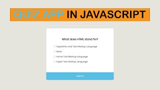 How To Build A Quiz App Using HTML, CSS, And JavaScript | Quiz App With JavaScript 2022