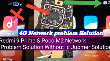 Redmi 9 Prime & Poco M2 No Service Network Problem Solution only 2G Network 4G Not Working Solutions