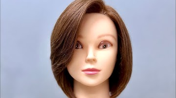 Cắt Bob ngôi lệch 3-7