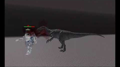 ROBLOX: Indominus Rex Boss Showcase!!!