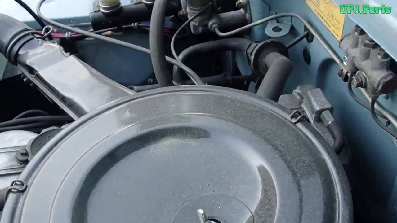 三菱 ジープ(J59) エンジン始動テスト J50系 G52B ガソリン エンジン音