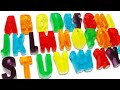 How to make rainbow jello gummy alphabet letters  fun  easy diy gummy treats to try at home