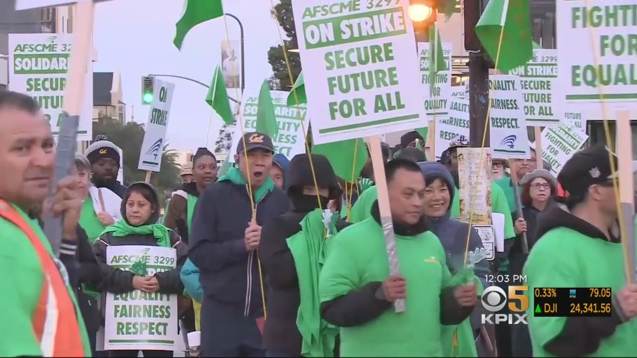 Thousands Of UC Workers Picket University Locations Across The State ...