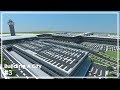 Building a city 3  the airport  minecraft timelapse