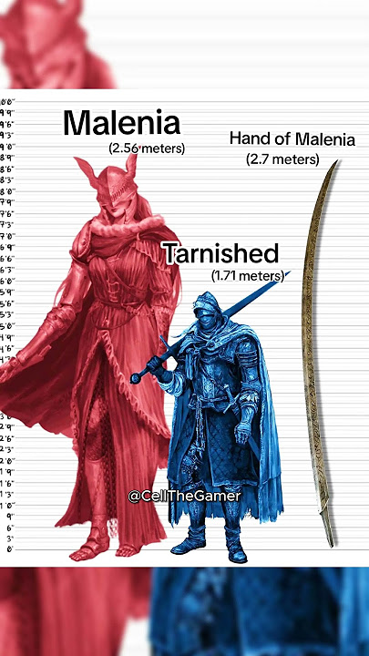 Malenia Size Compared to Tarnished