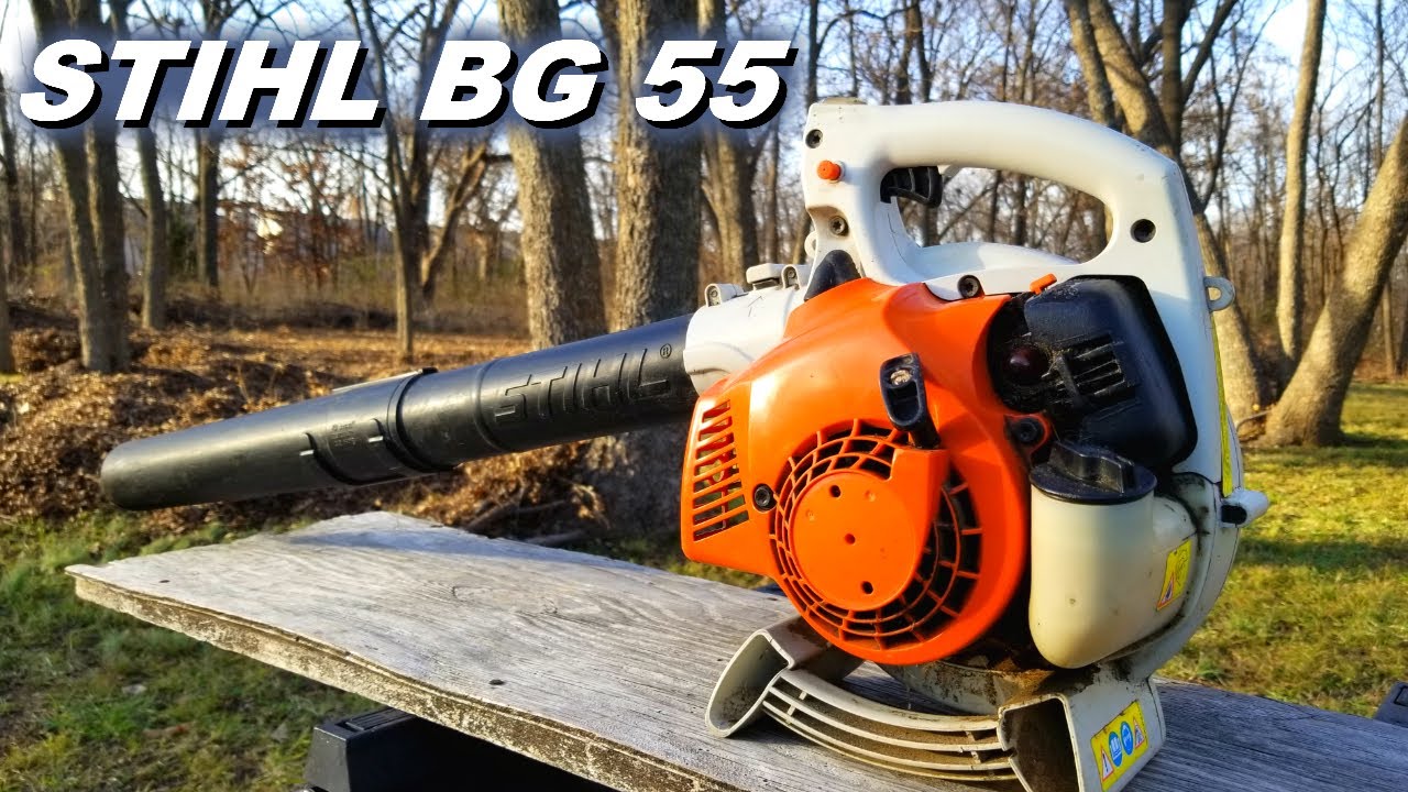 Stihl leaf blower hard to start fixed. - YouTube