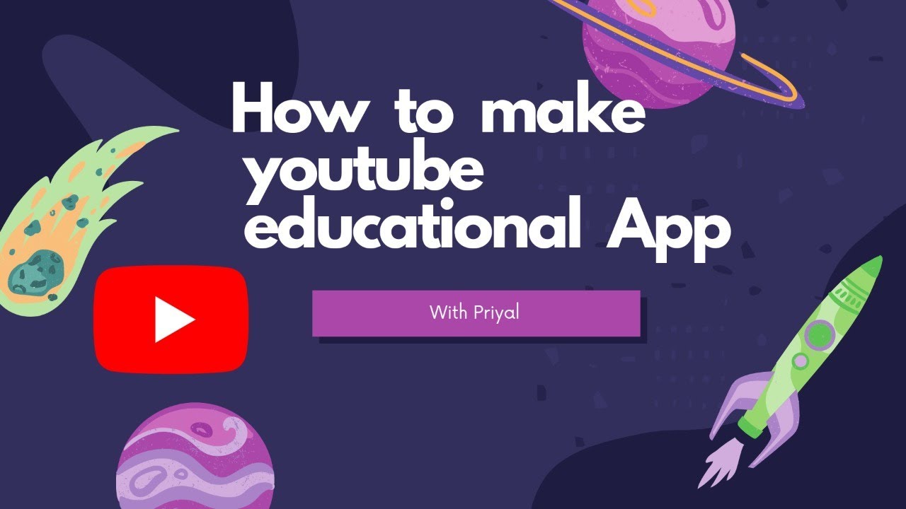 How to make YouTube Educational App in Kodular- Live | Priyal's Coding World | Make App in Kodular.
