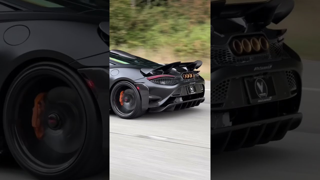 I Crave A Blacked Out 765LT With Roof Scoop You Hear That Santa Mclaren 765lt