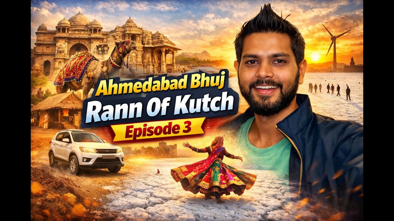 Ahmedabad to Bhuj Journey | Long Drive into Kutch | Gujarat Road Trip Ep 3