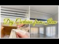 How To Hang Curtains From Ceiling to Floor | DIY | Vidga Track Rail | Silverlonn Sheer Curtains