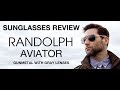 THE NEW Randolph Aviator Sunglasses Review: Gunmetal with Gray Lenses: AF045 AF095 AF145