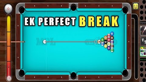#Perfect_breck   Mpl pool denial break. mpl pool trick .indirect shots
