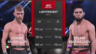 UFC 5 Conor McGregor Vs Islam Makhachev - Fabulous #UFC Lightweight Fight English Commentary PS5