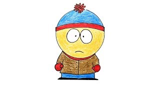 How to Draw Stan from South Park