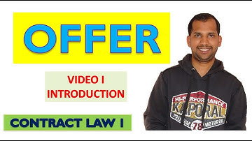 Offer | Meaning | Essentials | Types | Revocation | The Contract Act, 1872