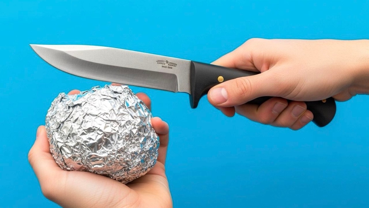 Fastest Way to Sharpen Any Knife to Razor Sharp YouTube