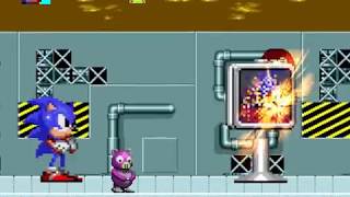 16 bit Sonic update - Invincibility and Signpost throw