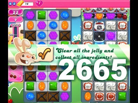  Update New  Candy Crush Saga Level 2665 (3 stars, No boosters)