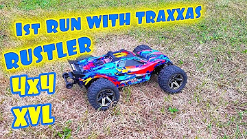 1ST RUN with the Traxxas Rustler 4x4 XVL MUSIC LOOPHOLE FRAGMENT