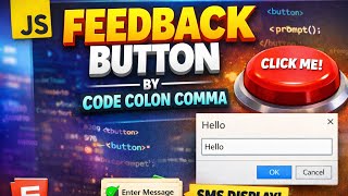 🔥 Feedback Button in JavaScript | Click & Show SMS 💬 #javascript 